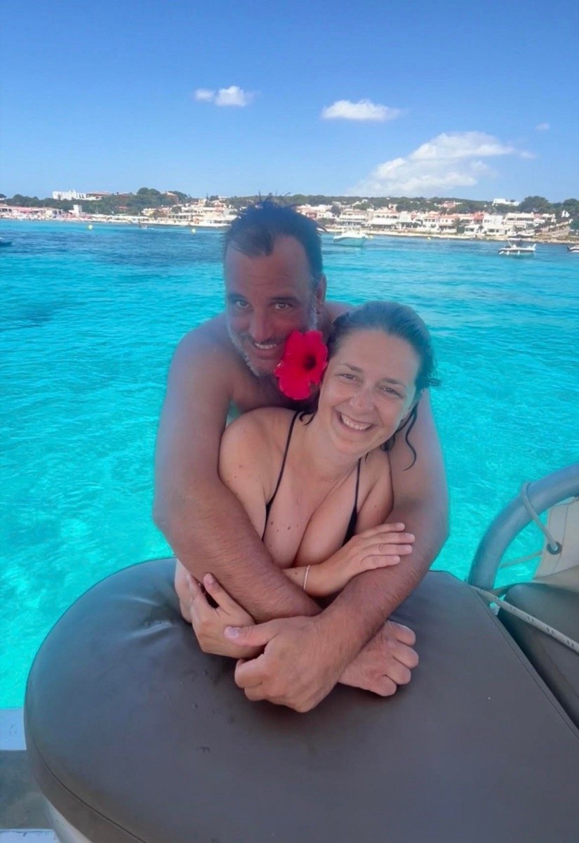 Sophie et Guillaume en vacances au bord de la mer